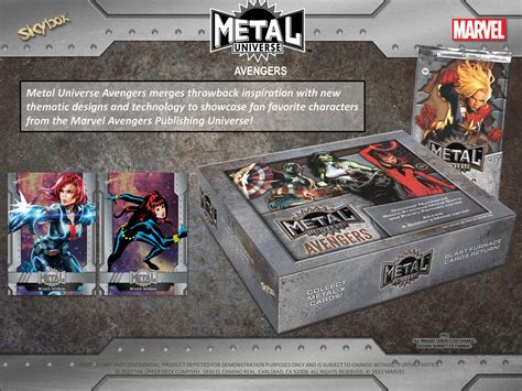 metal universe avengers box|metal universe trading cards box.